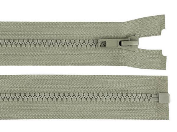 Krampenreißverschluss 80 cm, Beigegrau